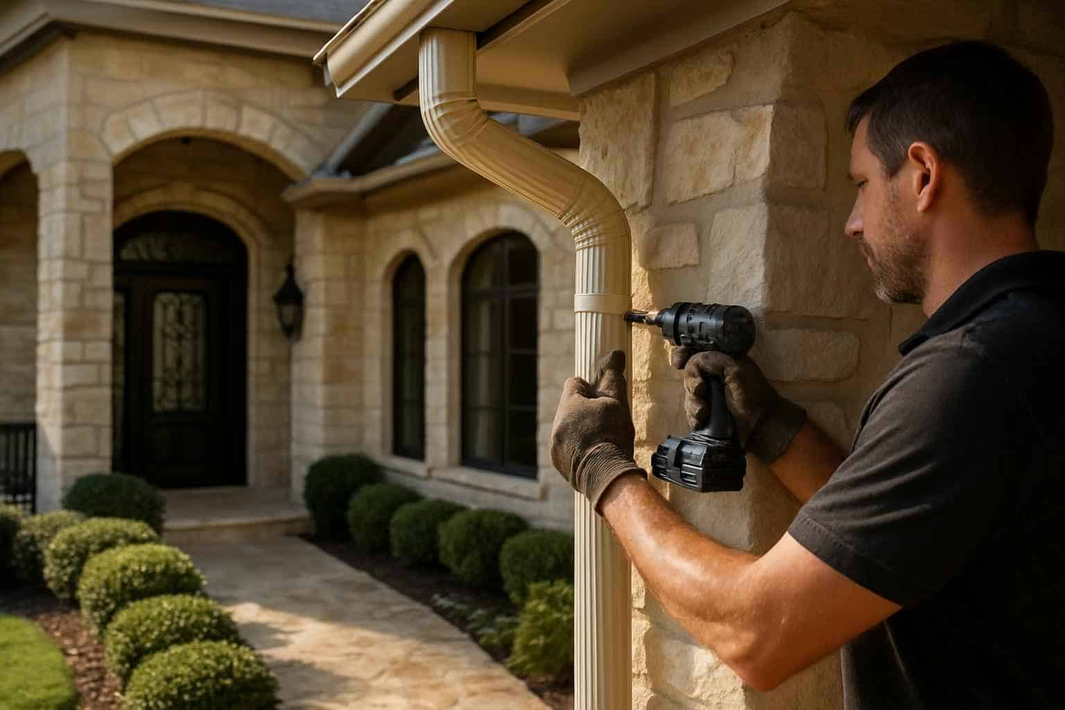 Downspout Installation Service in Ingram TX