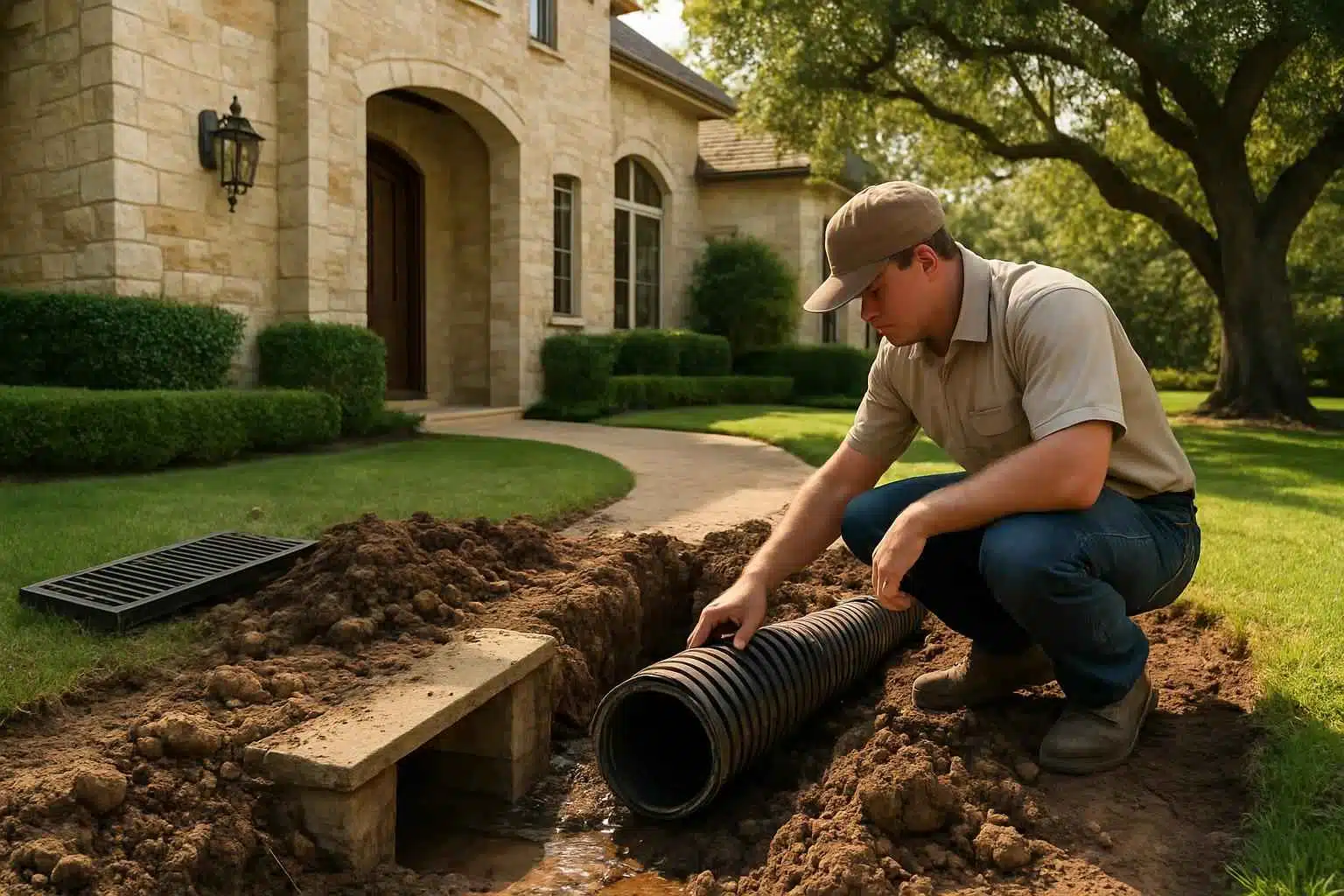 Drainage Repair Service in Sisterdale TX