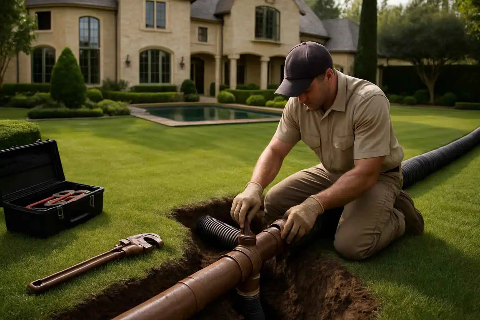 Drainage Solutions Contractor In Waring TX Drainage Repair Service in Waring TX