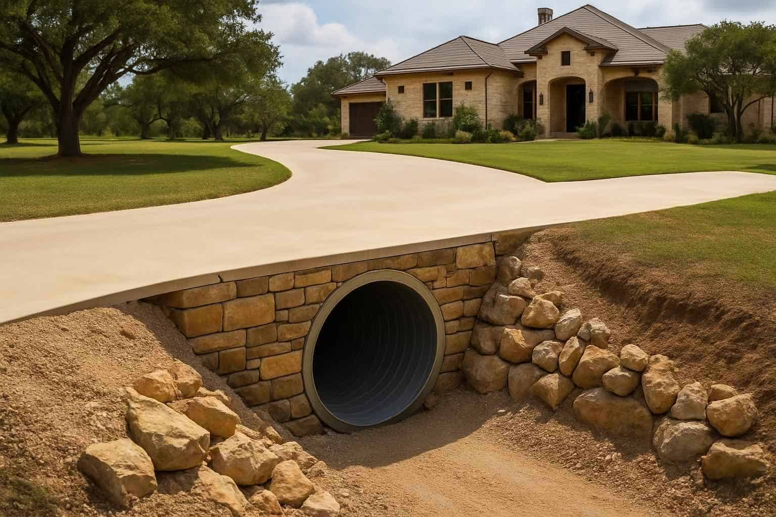 Drainage Solutions Contractor In Camp Verde TX Driveway Culvert Installation Service in Camp Verde TX
