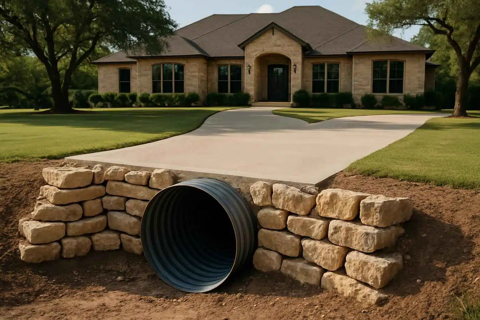 Driveway Culvert Installation Service in Johnson City TX