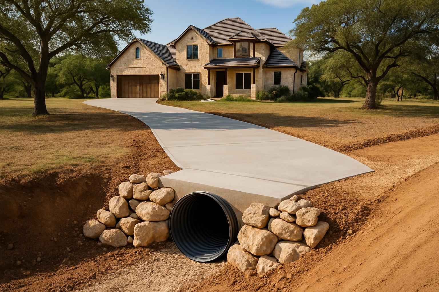 Driveway Culvert Installation Service in Sisterdale TX