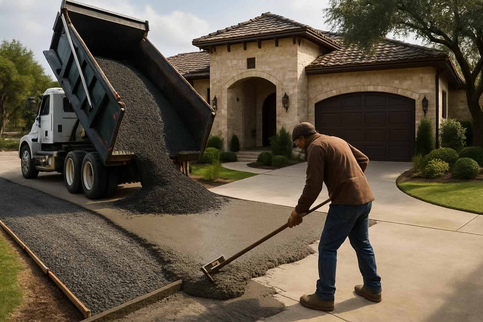 Concrete Driveway Contractor In Ingram TX Driveway Expansion Contractor in Ingram TX