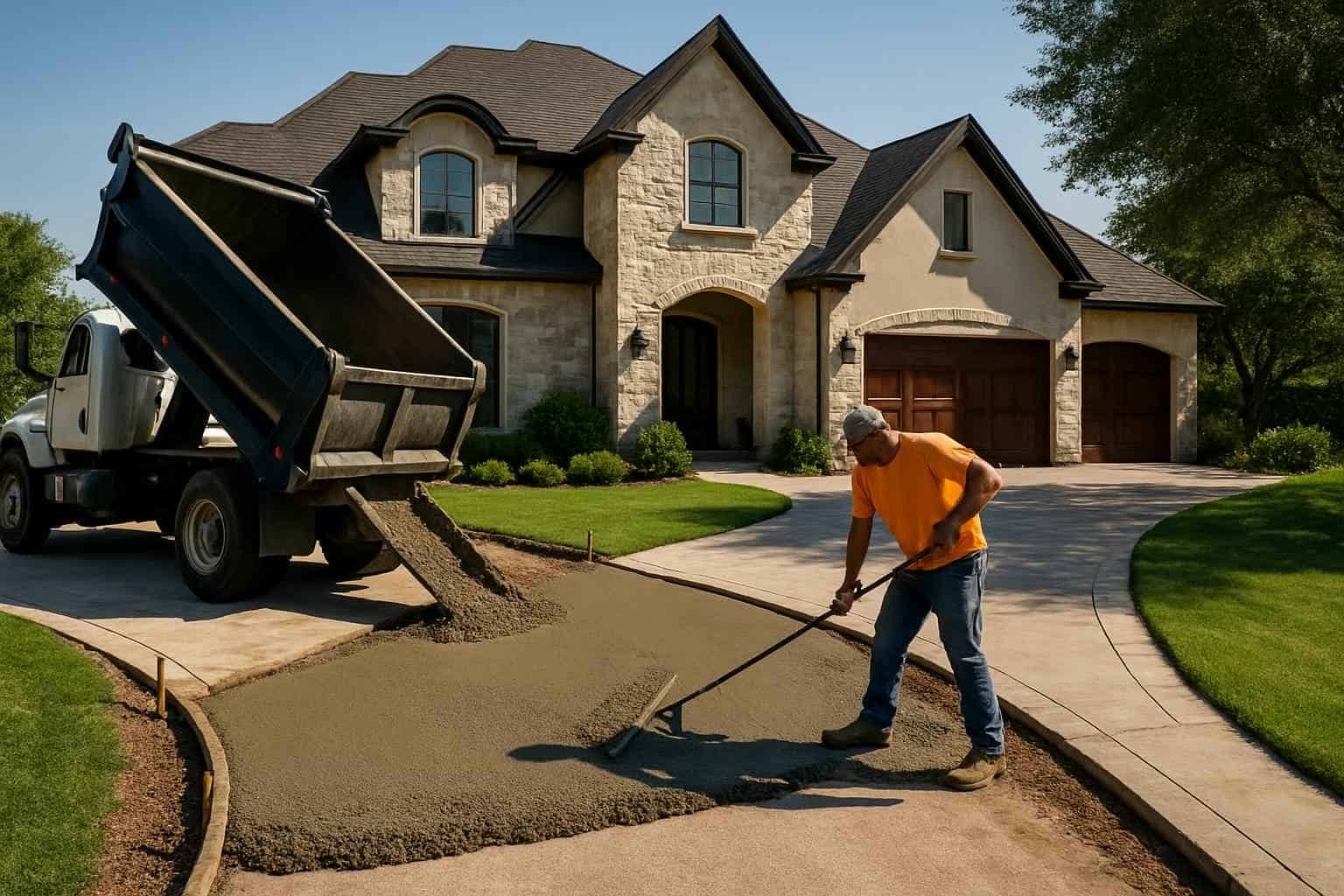 Concrete Driveway Contractor In Waring TX Driveway Expansion Contractor in Waring TX
