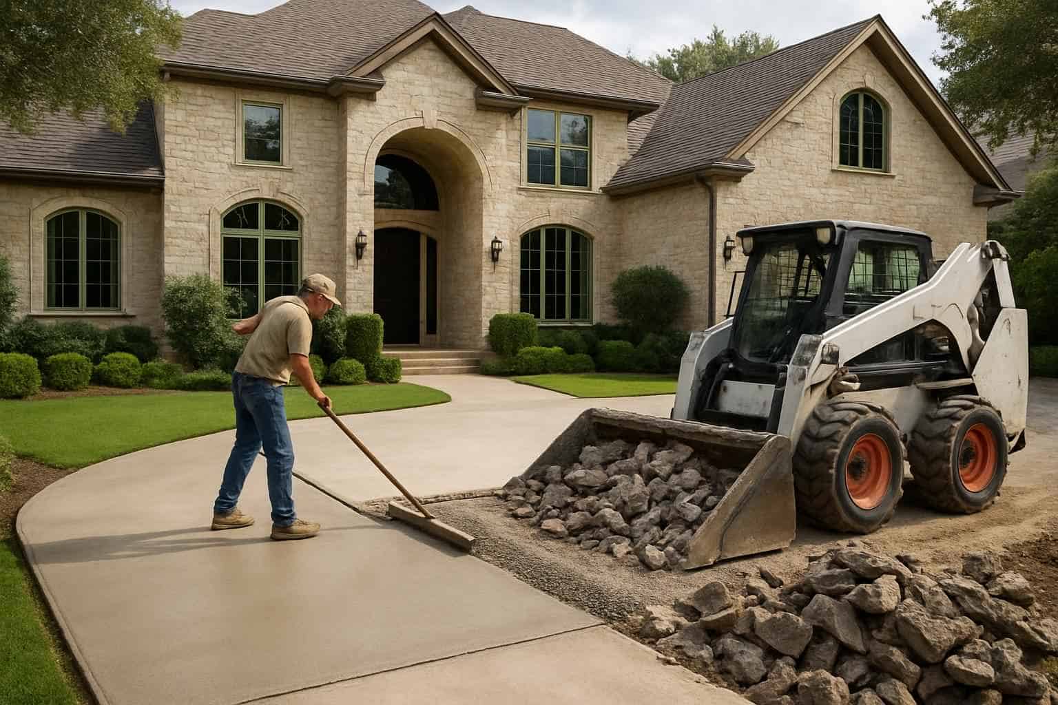 Concrete Driveway Contractor In Ingram TX Driveway Replacement Company in Ingram TX