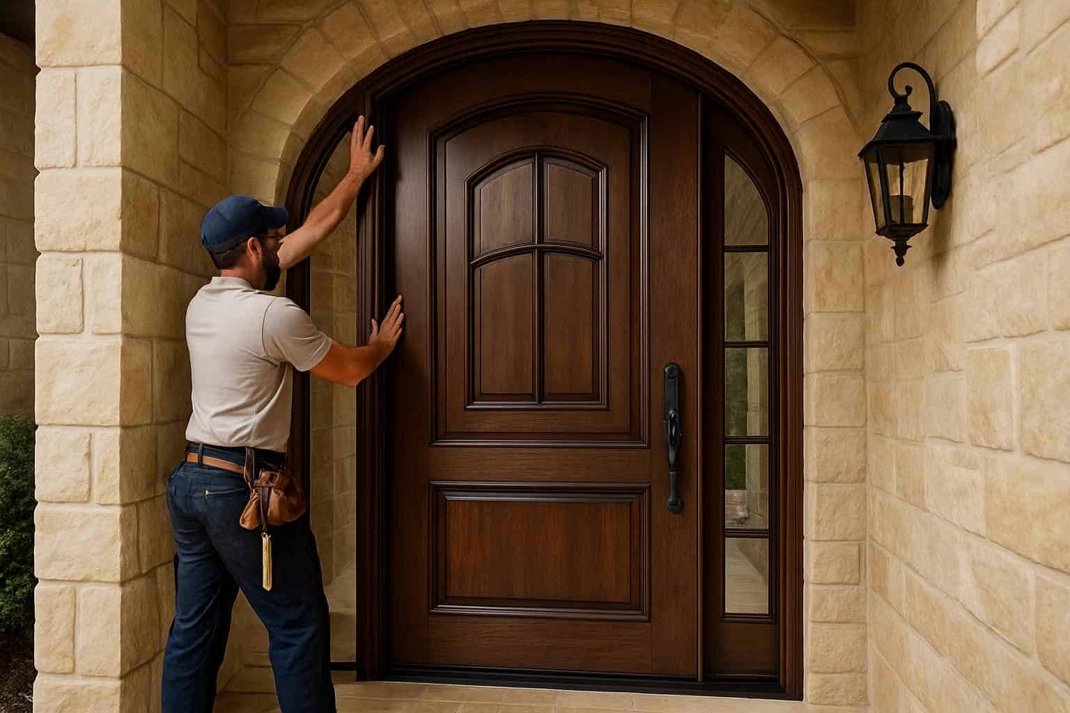 Entry Door Installation Contractor in Center Point TX