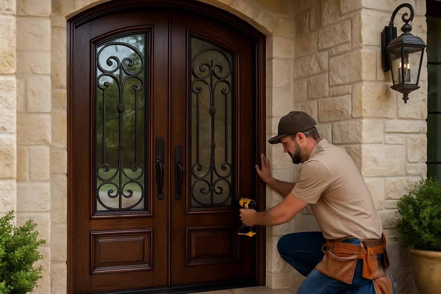 Entry Door Installation Contractor in Waring TX