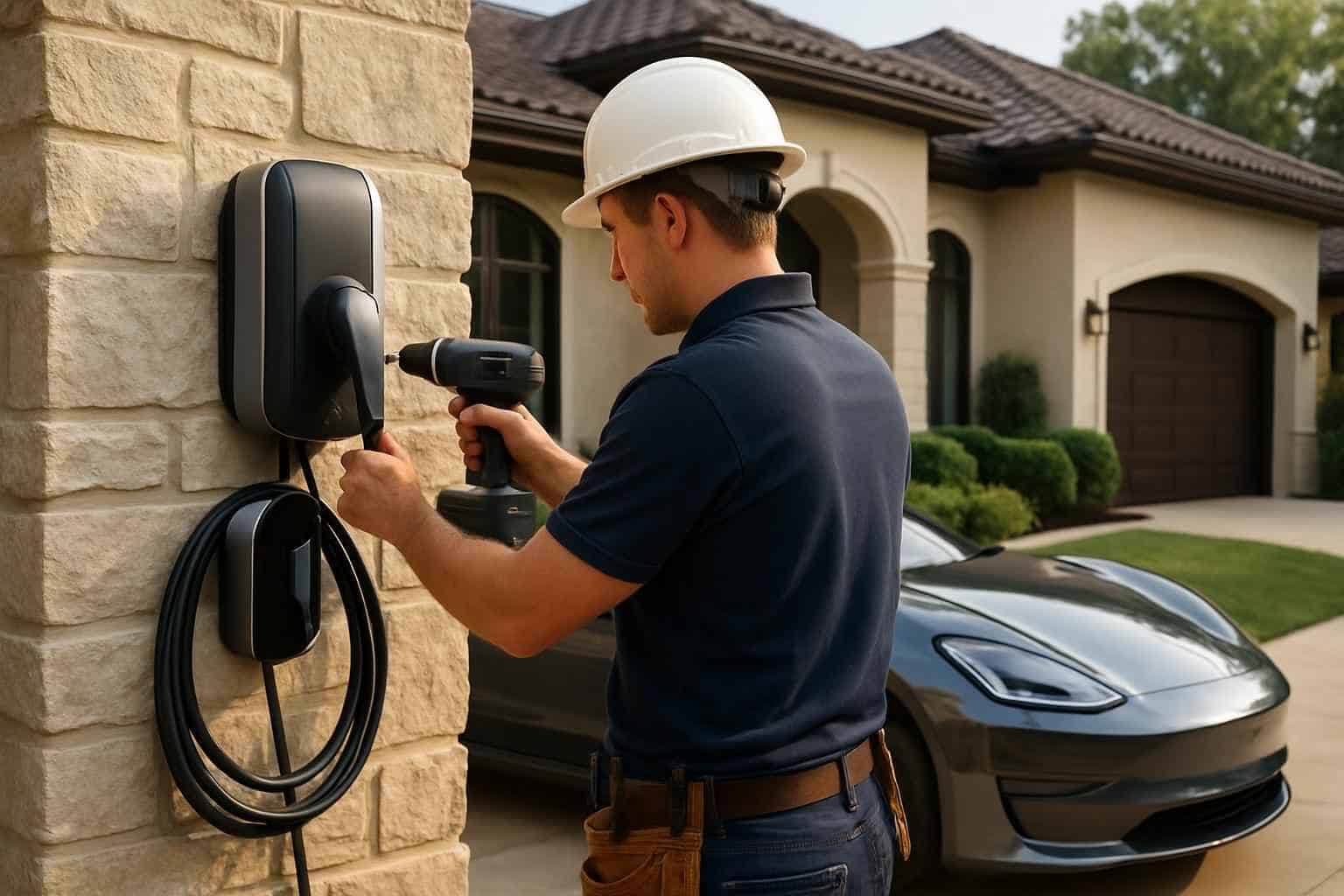 Electrical Contractor In Center Point TX EV Charger Installation Contractor in Center Point TX