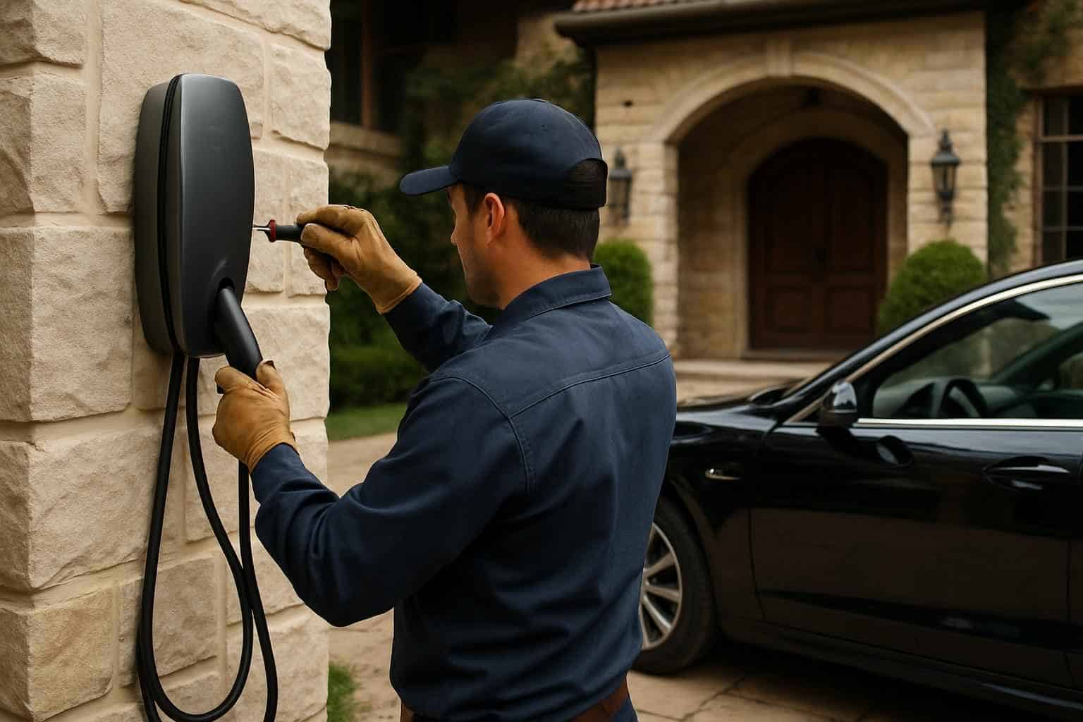 EV Charger Installation Contractor in Waring TX