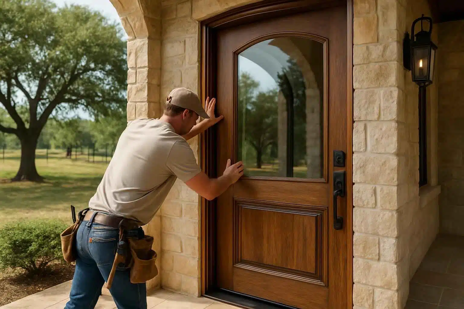 Exterior Door Installer in Waring TX