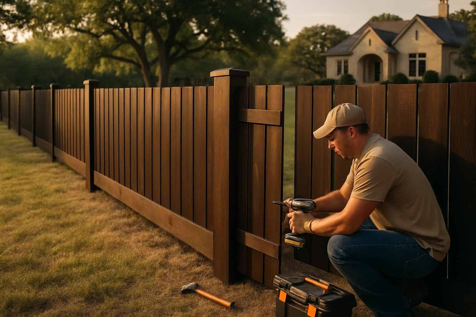 Fence Repair Service in Waring TX