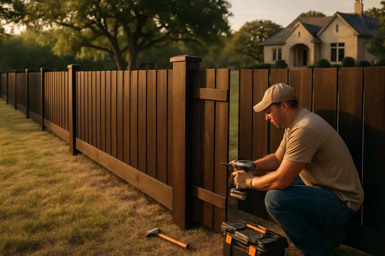Fence Repair Service in Waring TX