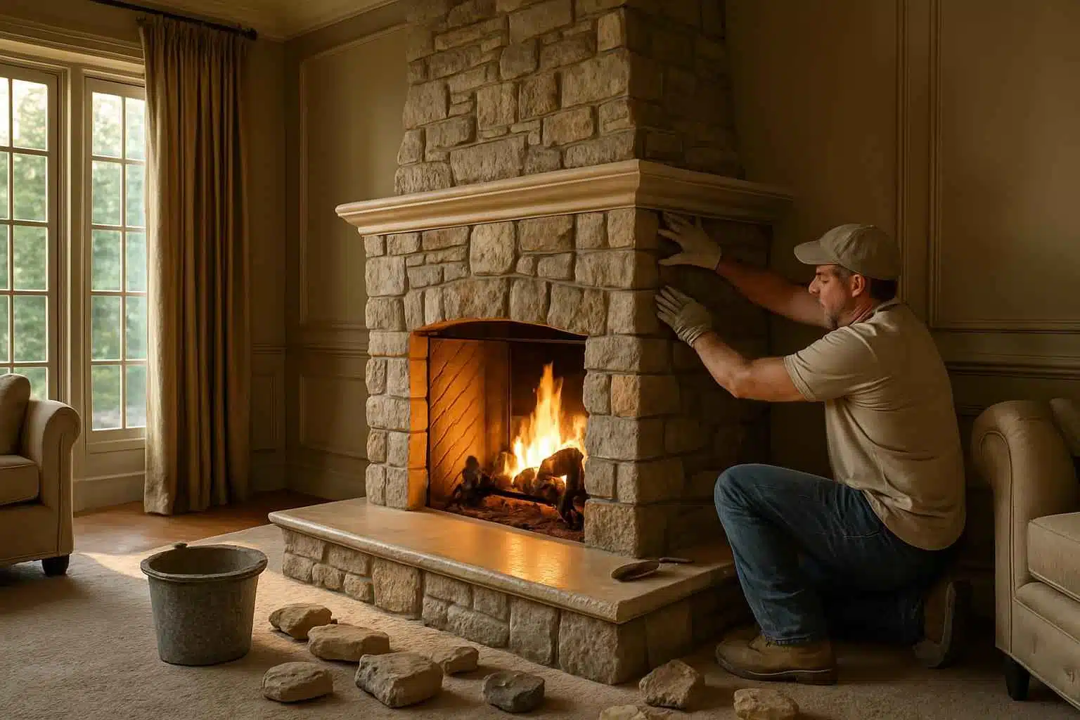 Fireplace Chimney Masonry Contractor in Johnson City TX