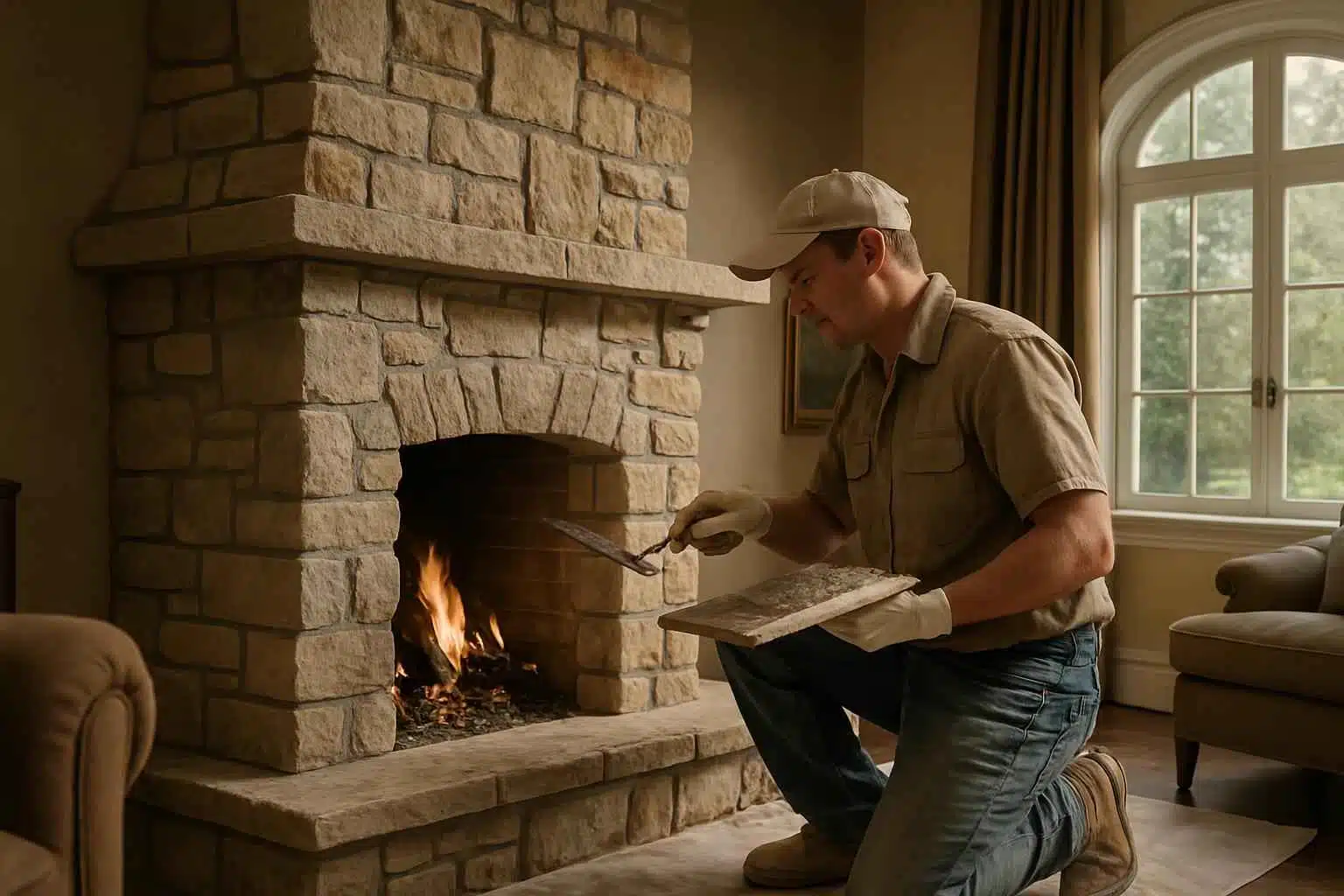 Fireplace Chimney Masonry Contractor in Waring TX