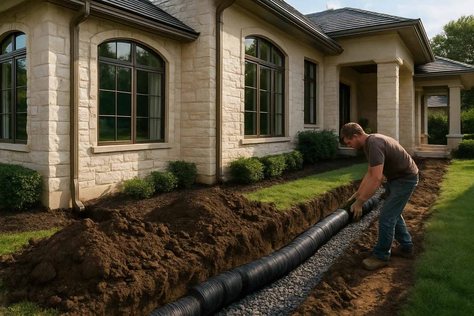 Foundation Drainage Correction Service in Blanco TX