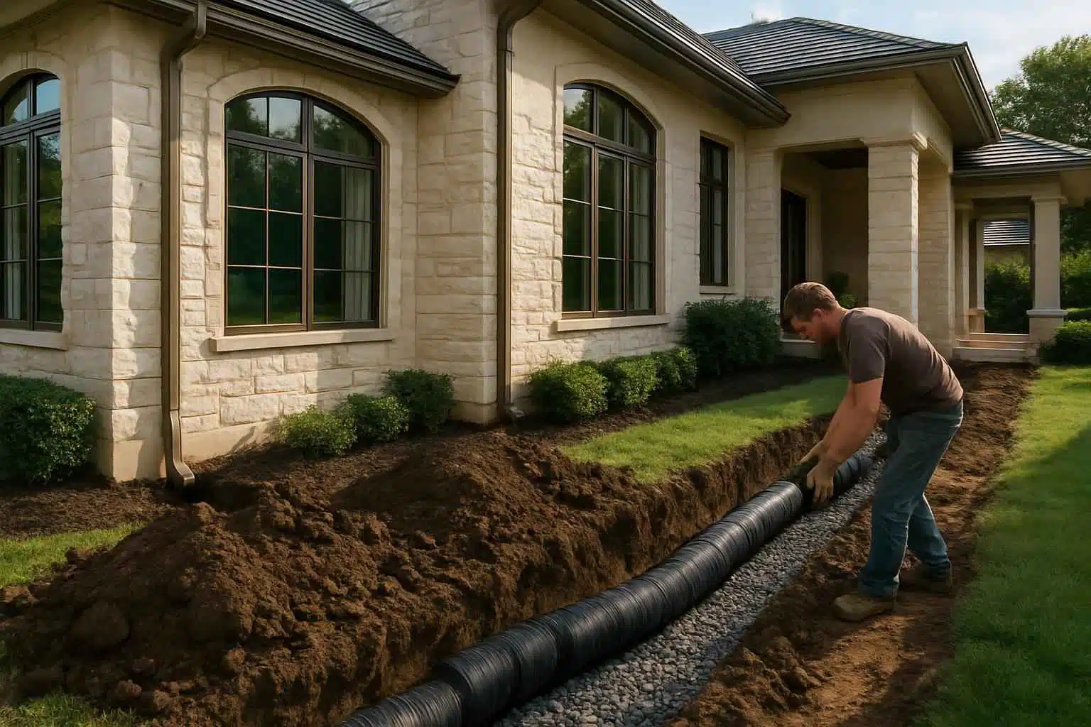 Foundation Drainage Correction Service in Blanco TX
