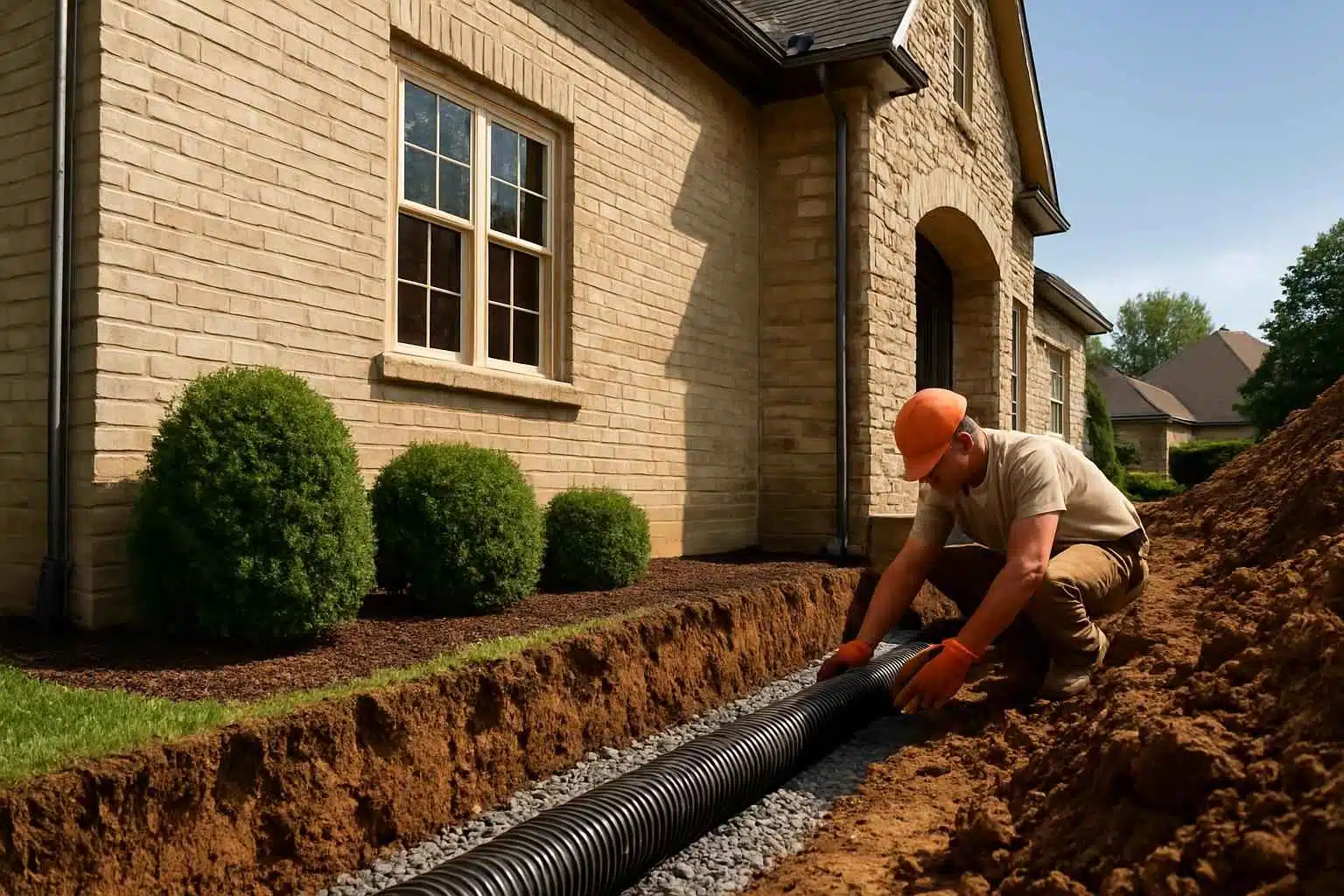 Foundation Drainage Correction Service in Center Point TX