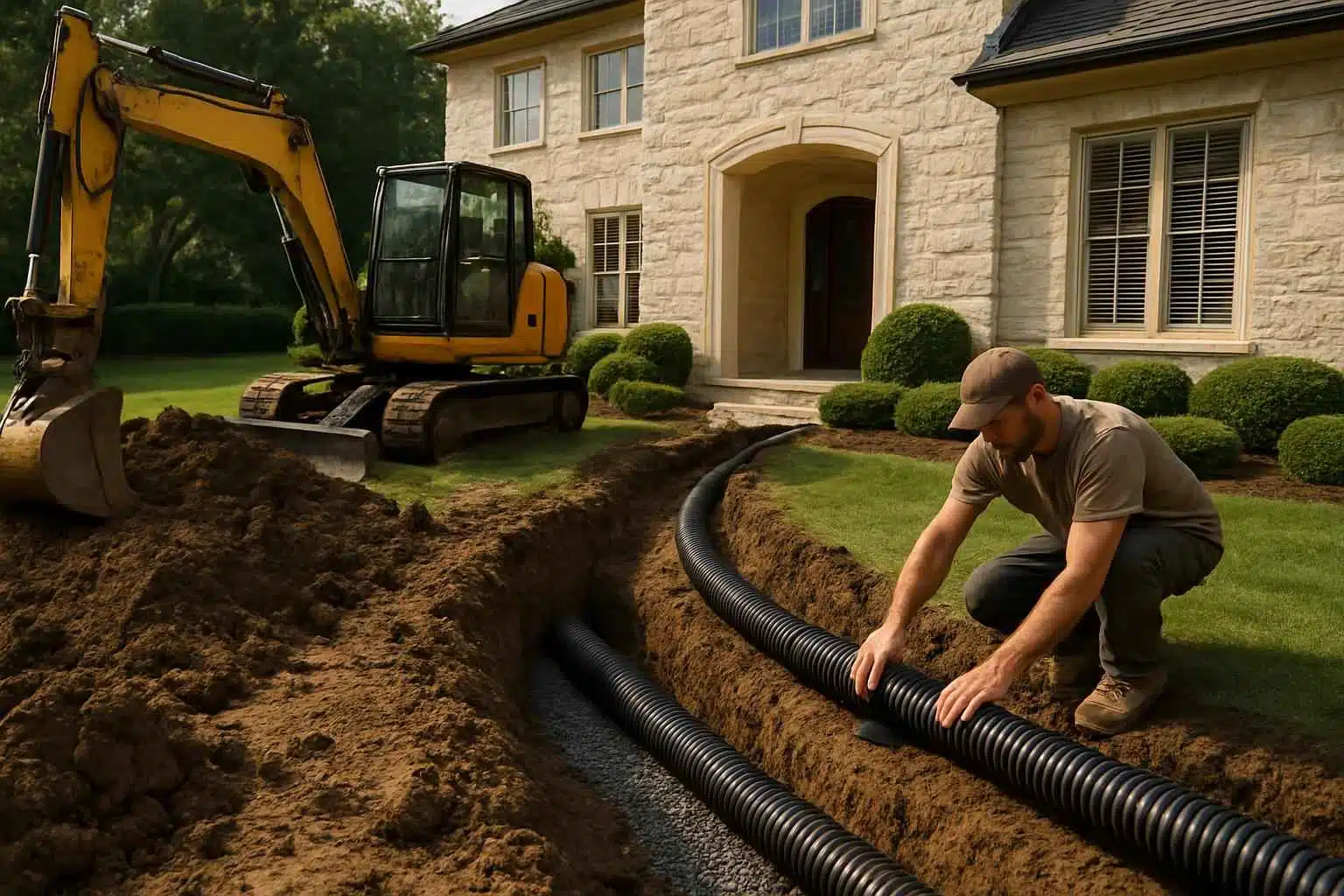Foundation Drainage Correction Service in Ingram TX