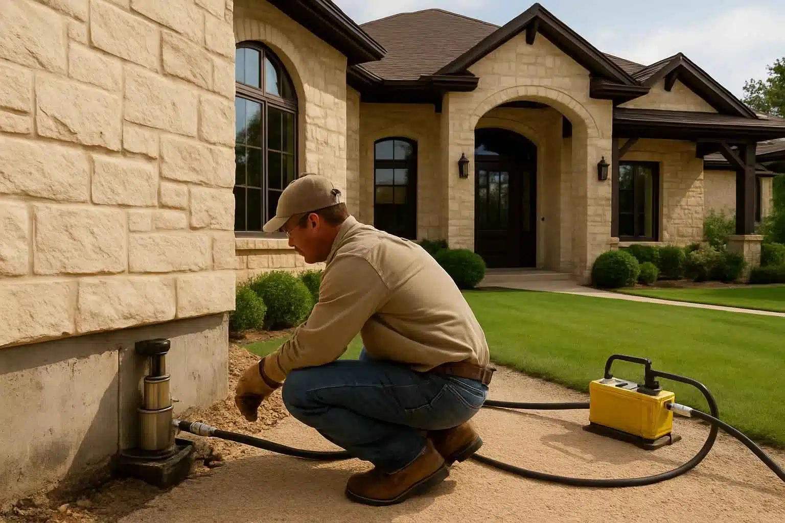 Foundation Repair Pier Beam Contractor In Johnson City TX Foundation Leveling Company in Johnson City TX