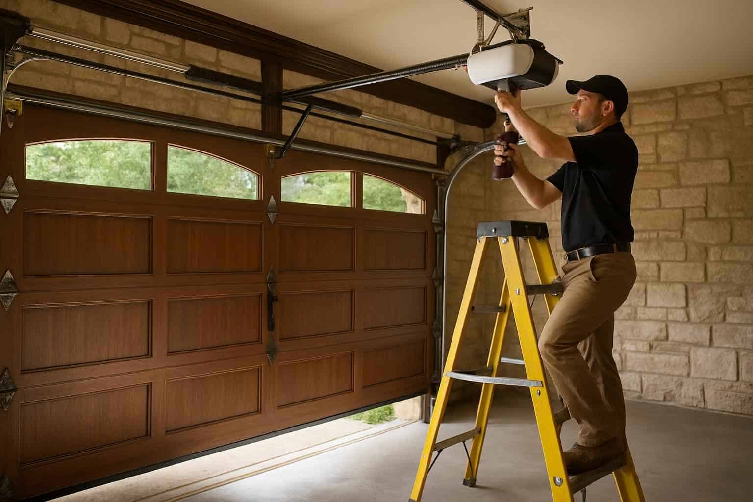 Garage Door Opener Installation in Sisterdale TX