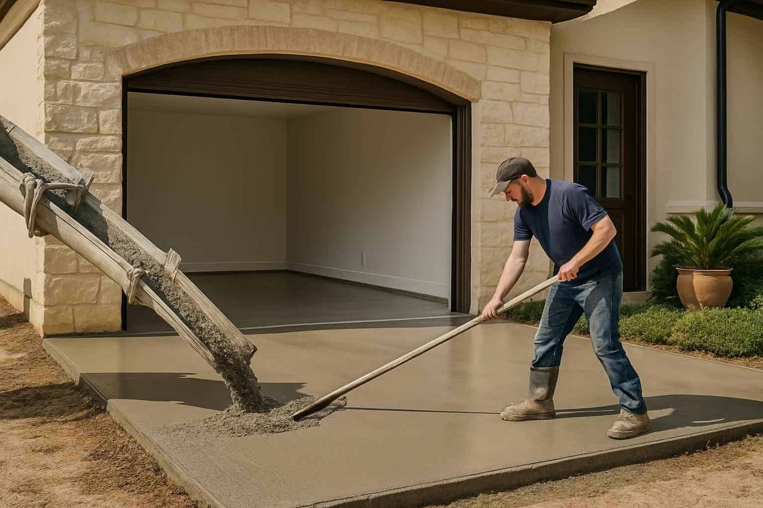 Concrete Slabs Foundations Contractor In Blanco TX Garage Slab Installation Service in Blanco TX