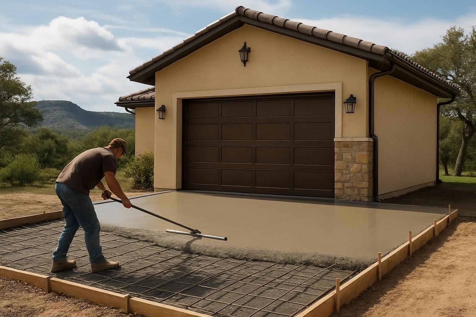 Concrete Slabs Foundations Contractor In Camp Verde TX Garage Slab Installation Service in Camp Verde TX