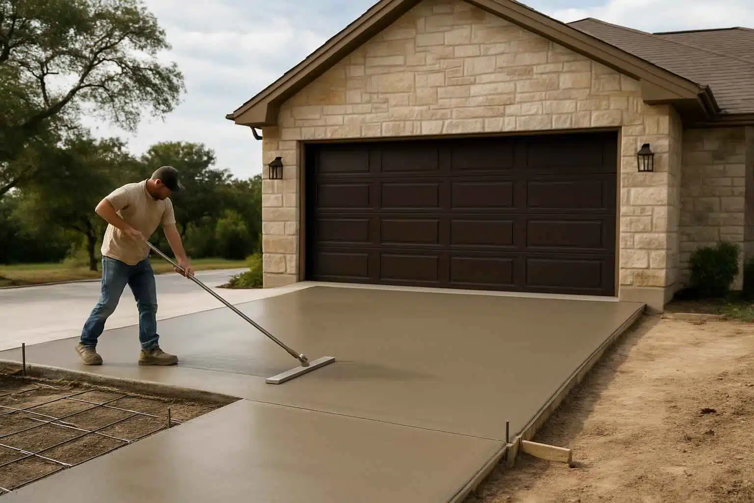 Garage Slab Installation Service in Ingram TX