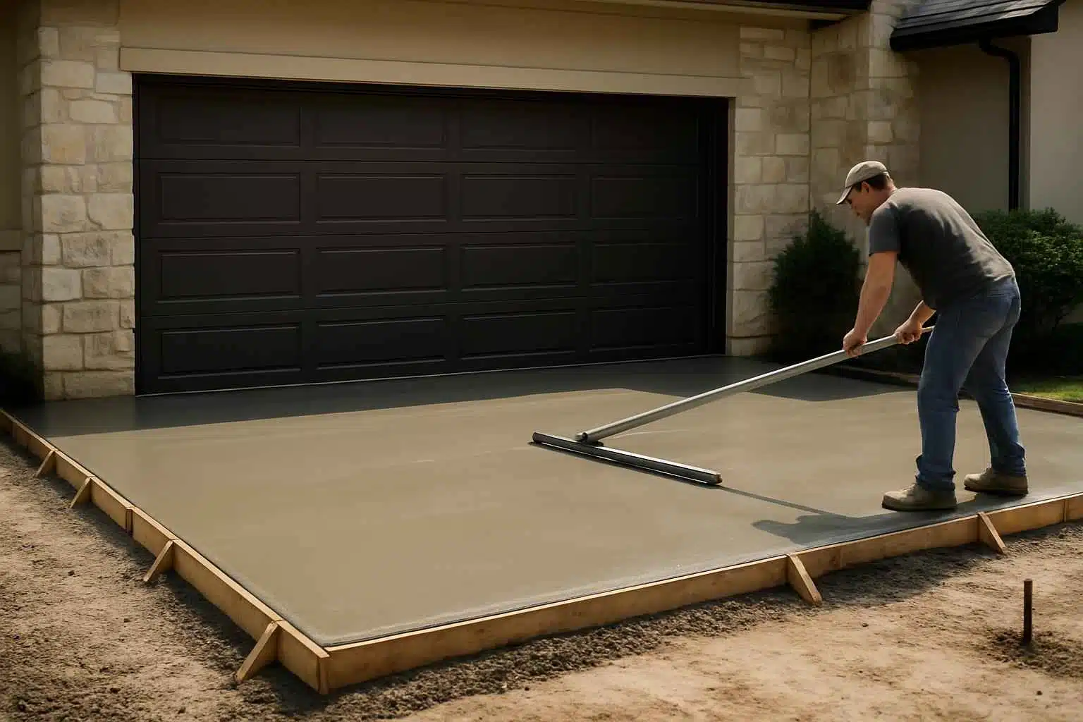 Garage Slab Installation Service in Johnson City TX