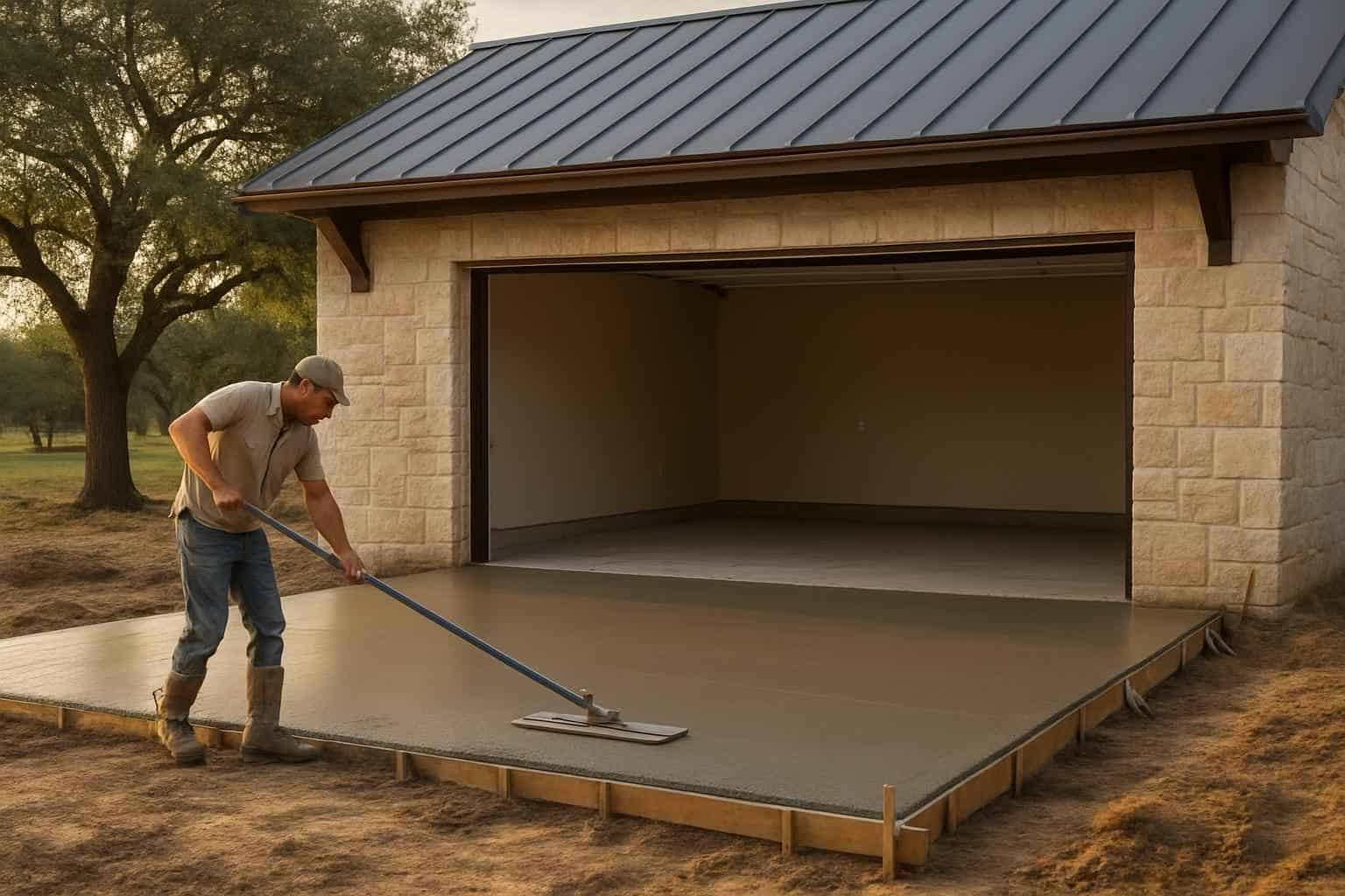 Concrete Slabs Foundations Contractor In Sisterdale TX Garage Slab Installation Service in Sisterdale TX