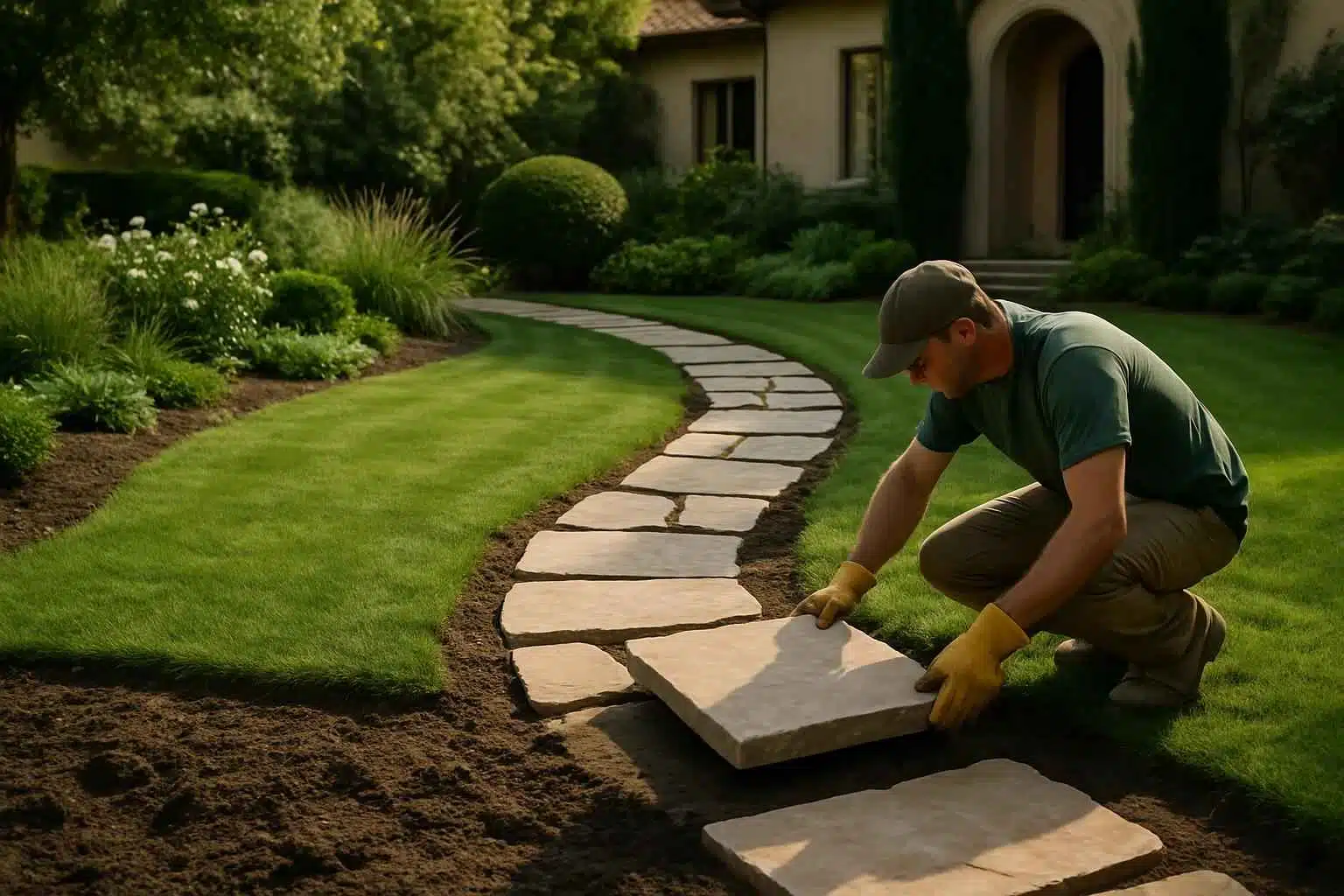 Garden Path Installation Service in Center Point TX