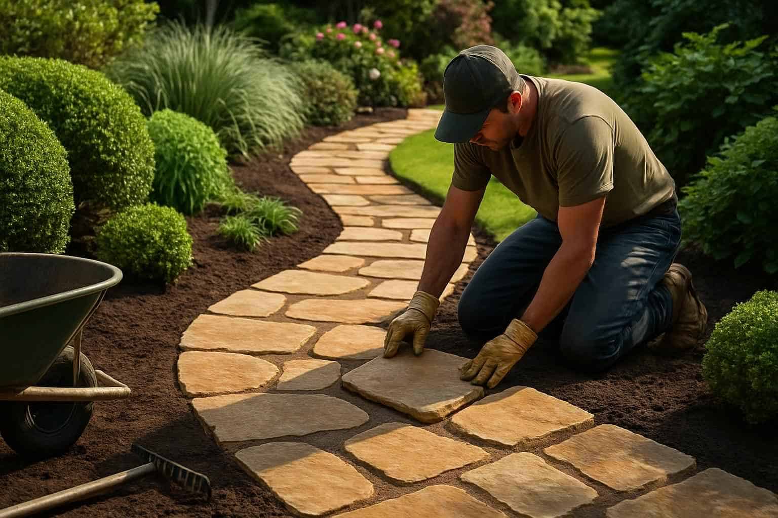Path Walkway Contractor In Sisterdale TX Garden Path Installation Service in Sisterdale TX