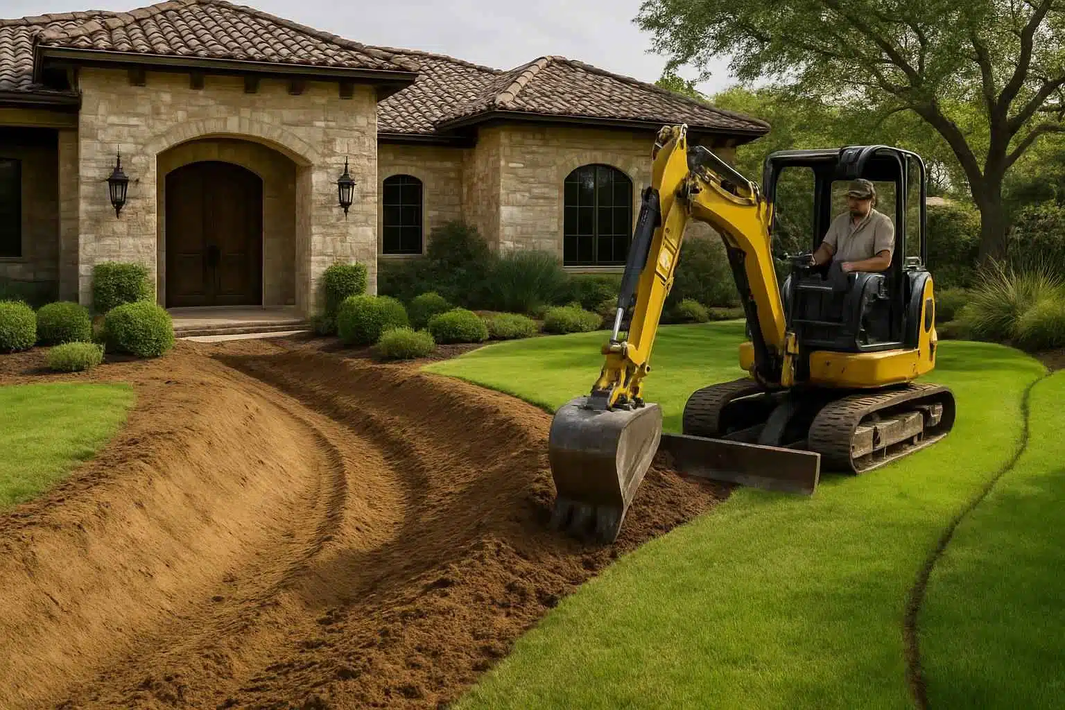 Grading Swale Contractor in Johnson City TX