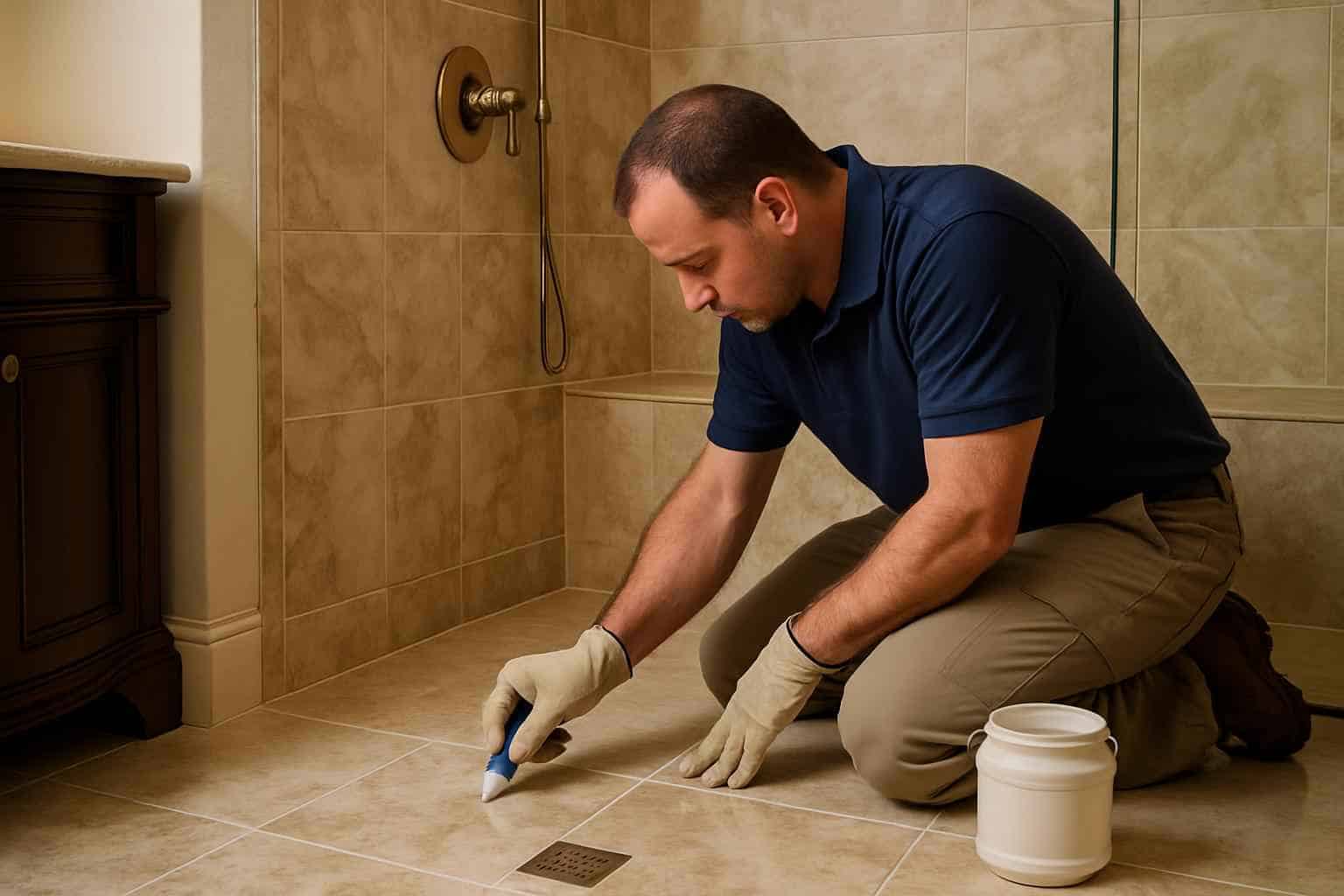 Grout Repair Sealing Service in Ingram TX