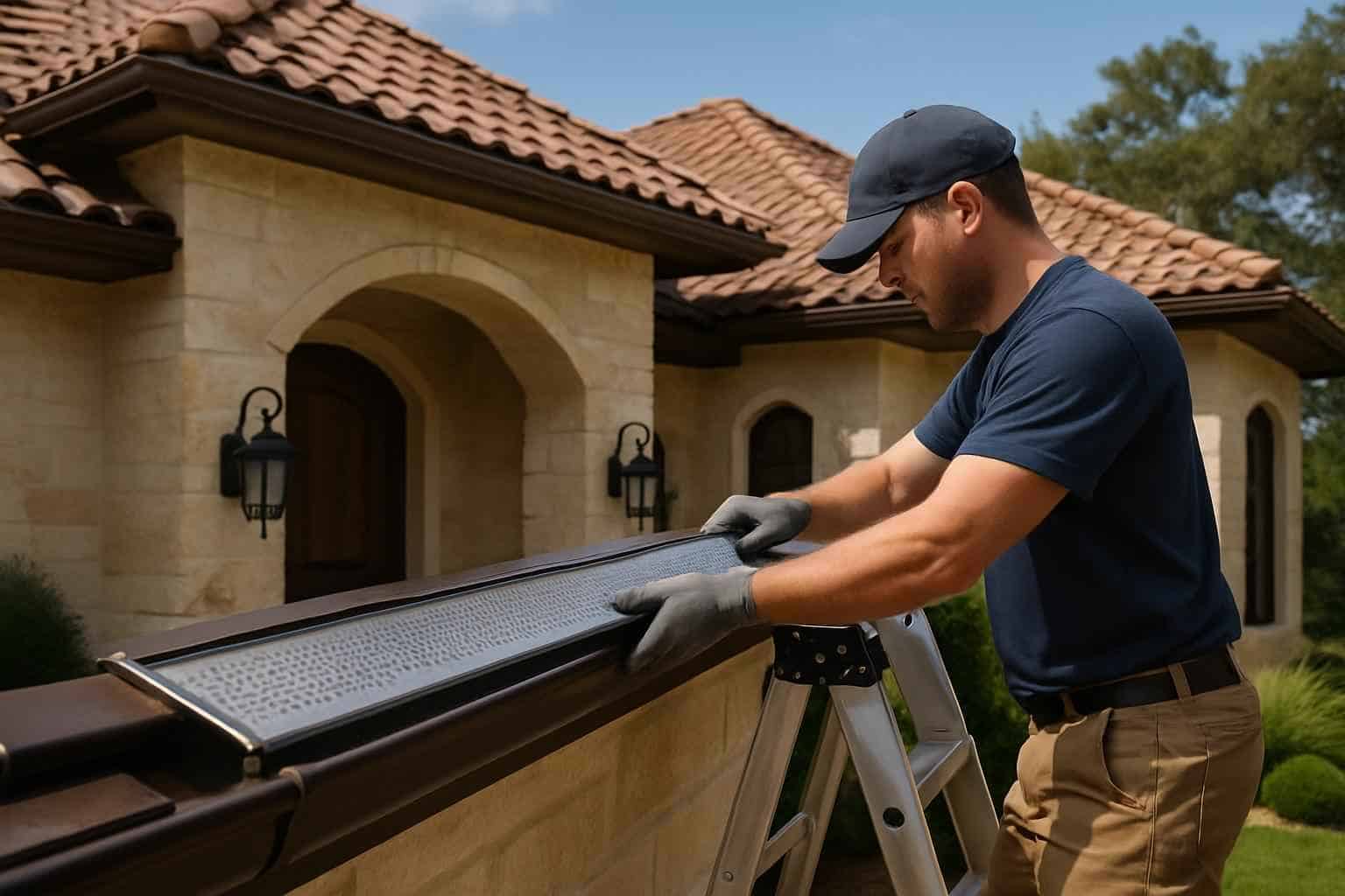 Gutter Guard Installation Company in Waring TX