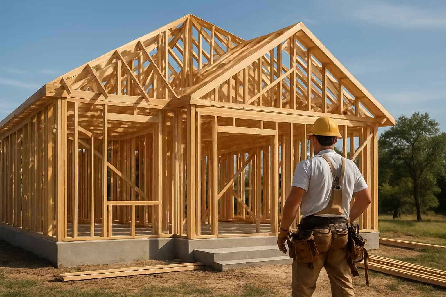 Framing Carpentry Contractor In Center Point TX House Framing Contractor in Center Point TX