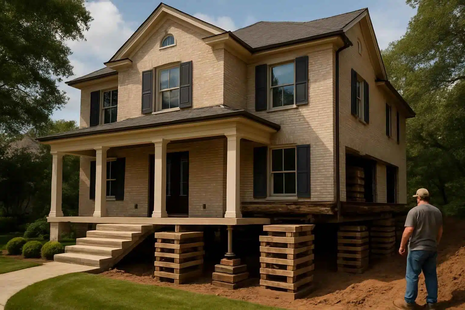 House Lifting Shimming Contractor in Center Point TX