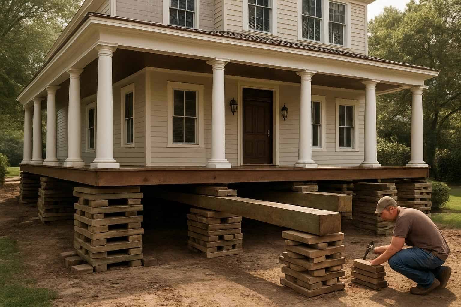 Foundation Repair Pier Beam Contractor In Waring TX House Lifting Shimming Contractor in Waring TX