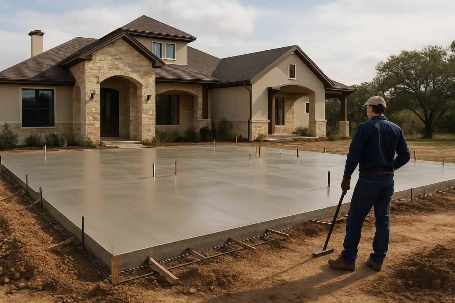 Concrete Slabs Foundations Contractor In Blanco TX House Slab Foundation Contractor in Blanco TX