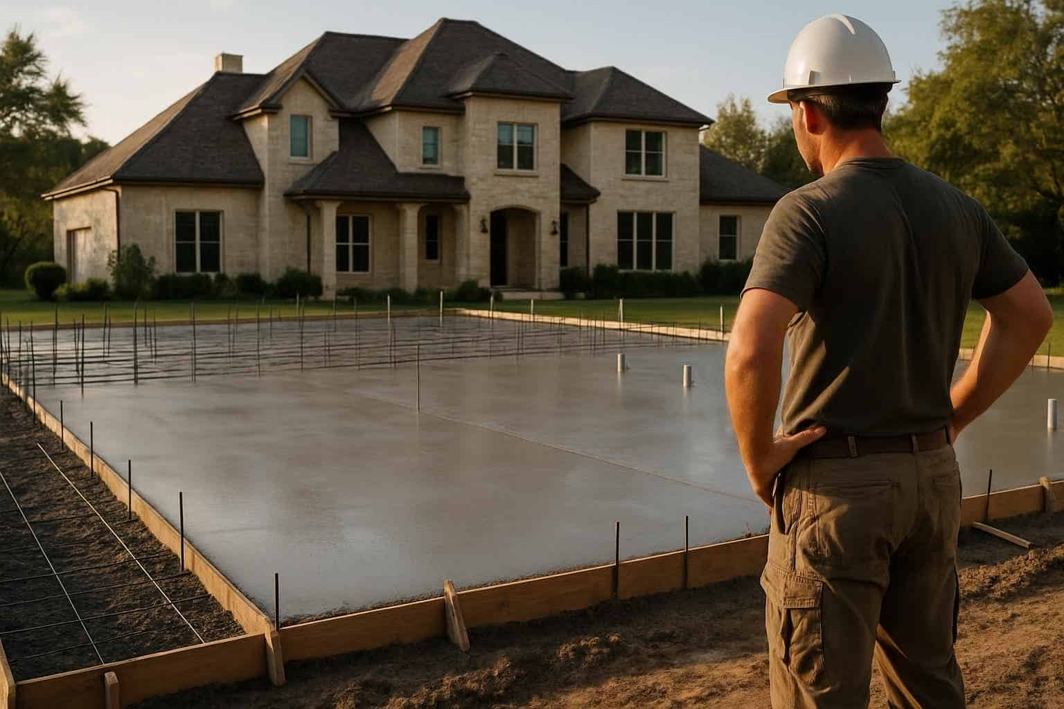 Concrete Slabs Foundations Contractor In Center Point TX House Slab Foundation Contractor in Center Point TX