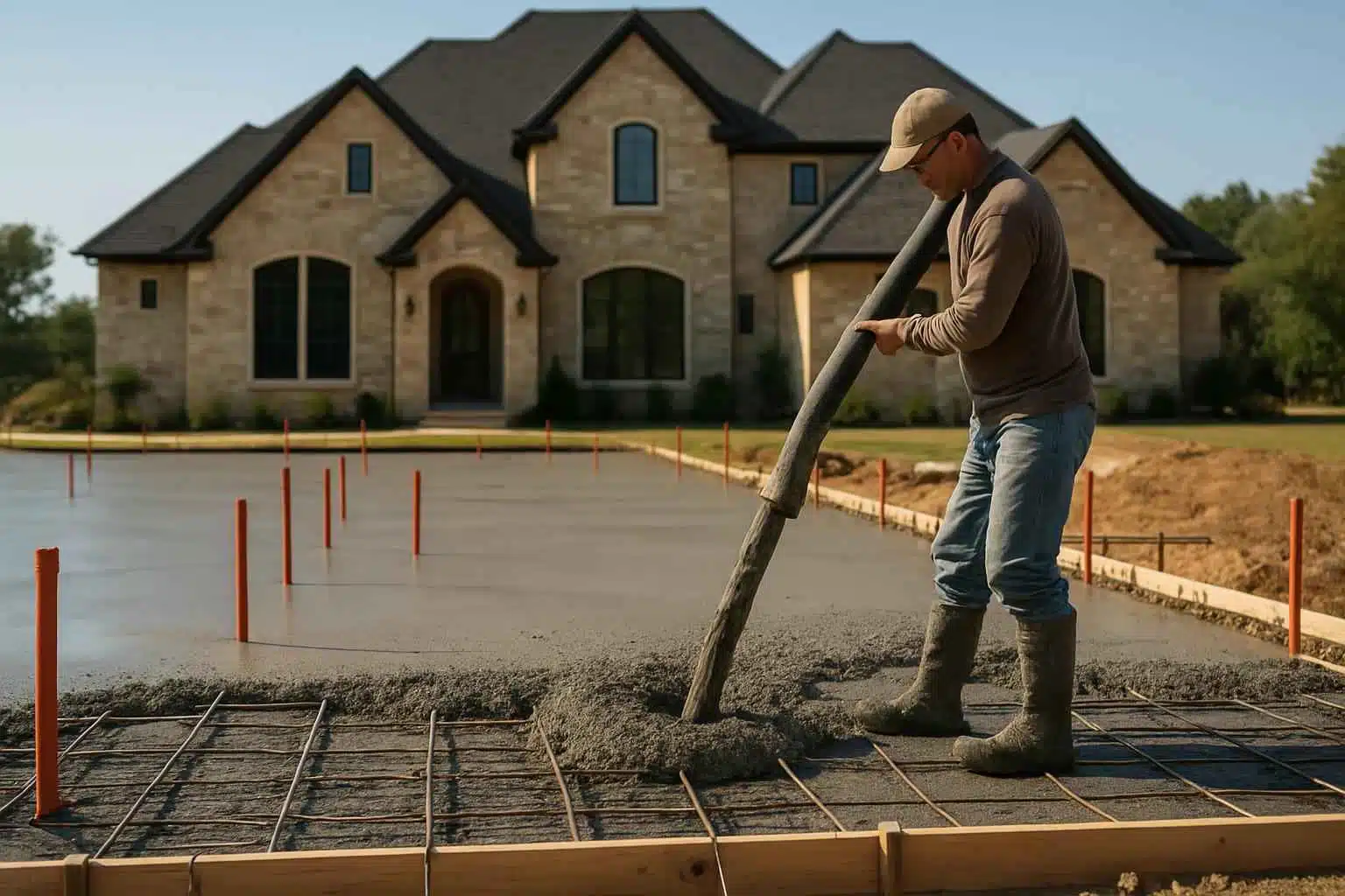 House Slab Foundation Contractor in Ingram TX