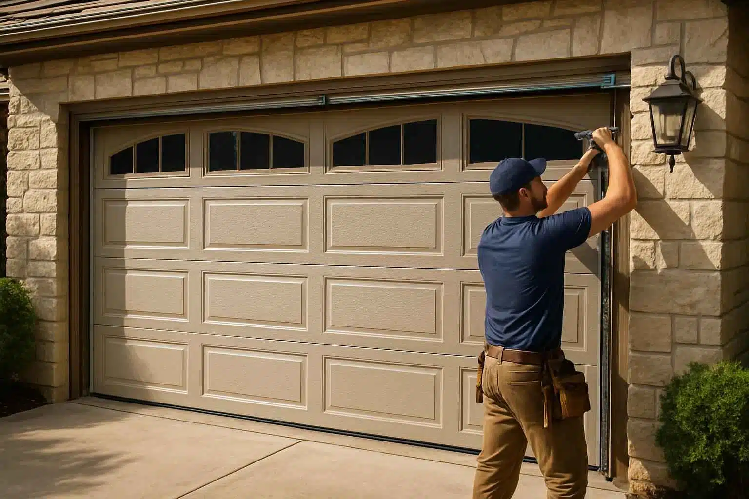 Insulated Garage Door Installation Service in Center Point TX