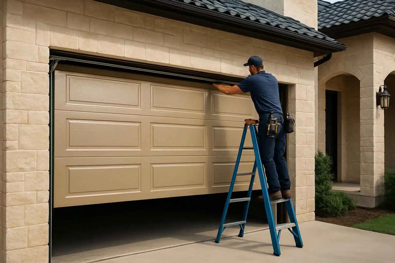 Garage Door Installation Contractor In Johnson City TX Insulated Garage Door Installation Service in Johnson City TX