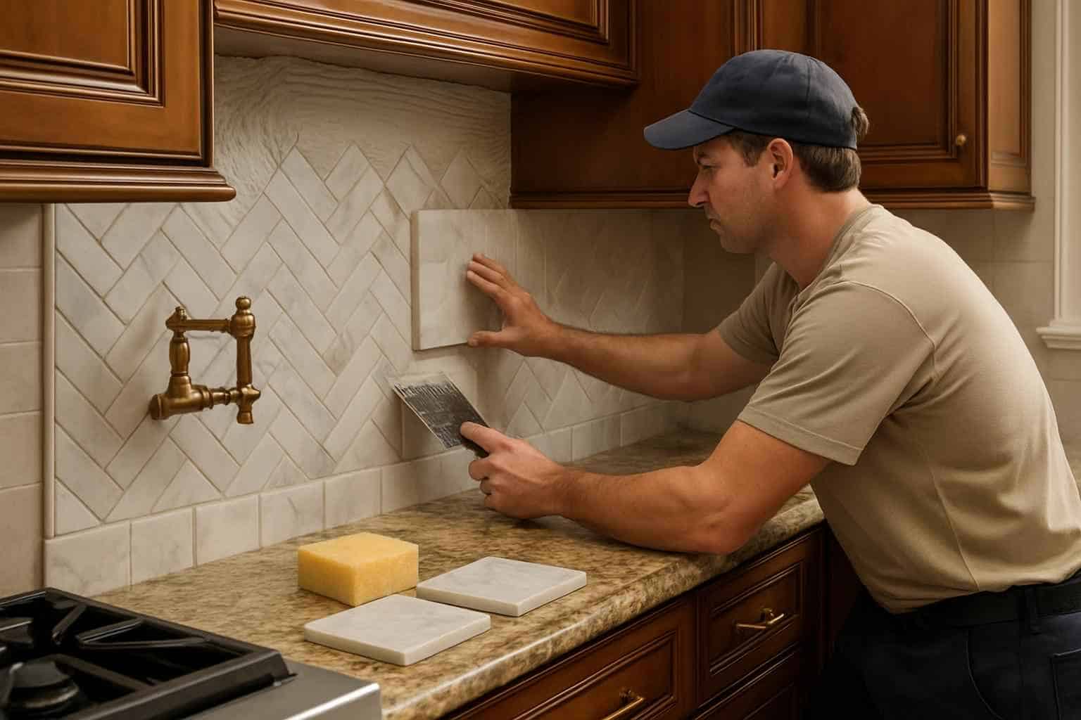 Kitchen Backsplash Tile Installer in Ingram TX