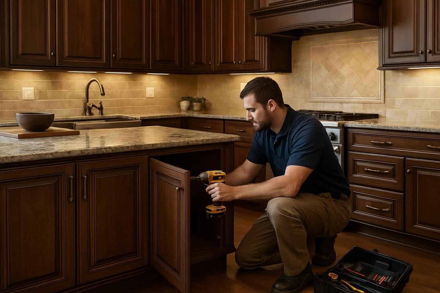 Kitchen Cabinet Repair Service in Ingram TX