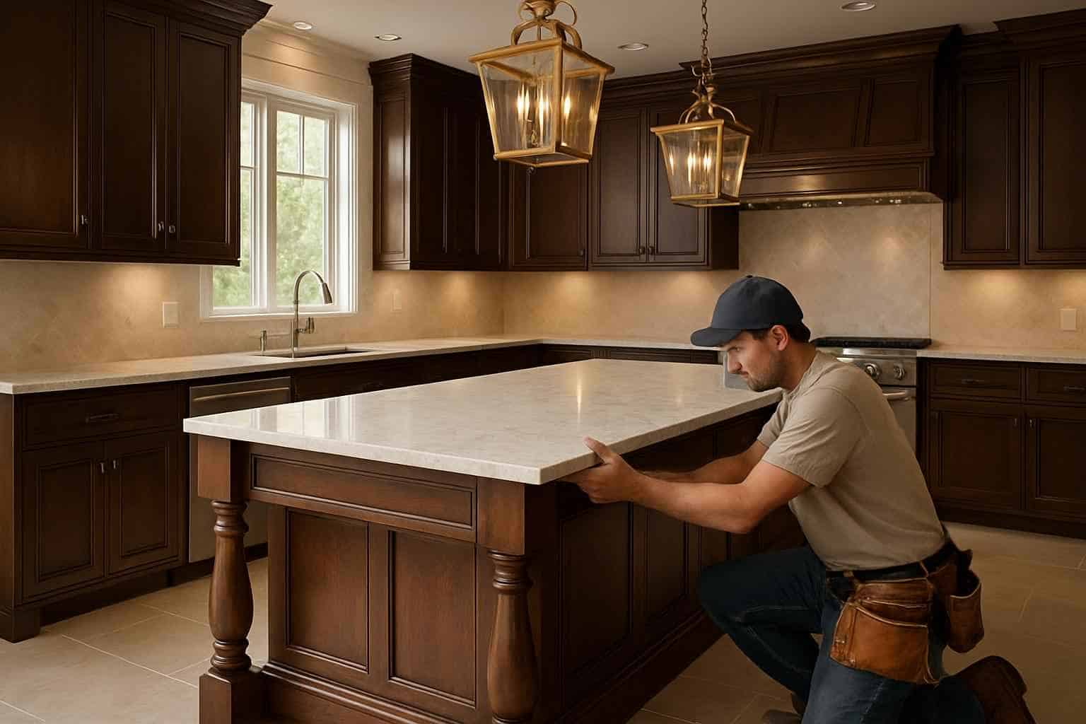 Kitchen Island Installation Contractor in Johnson City TX