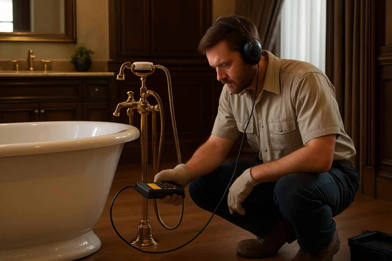 Leak Detection Service in Waring TX