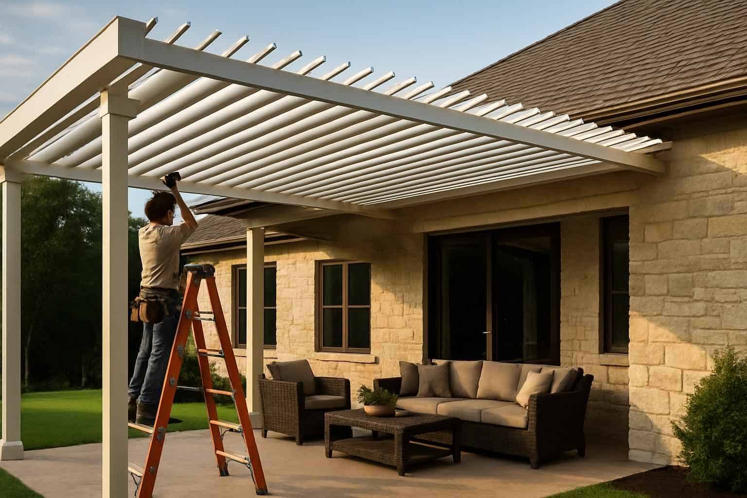 Louvered Patio Cover Installer in Center Point TX