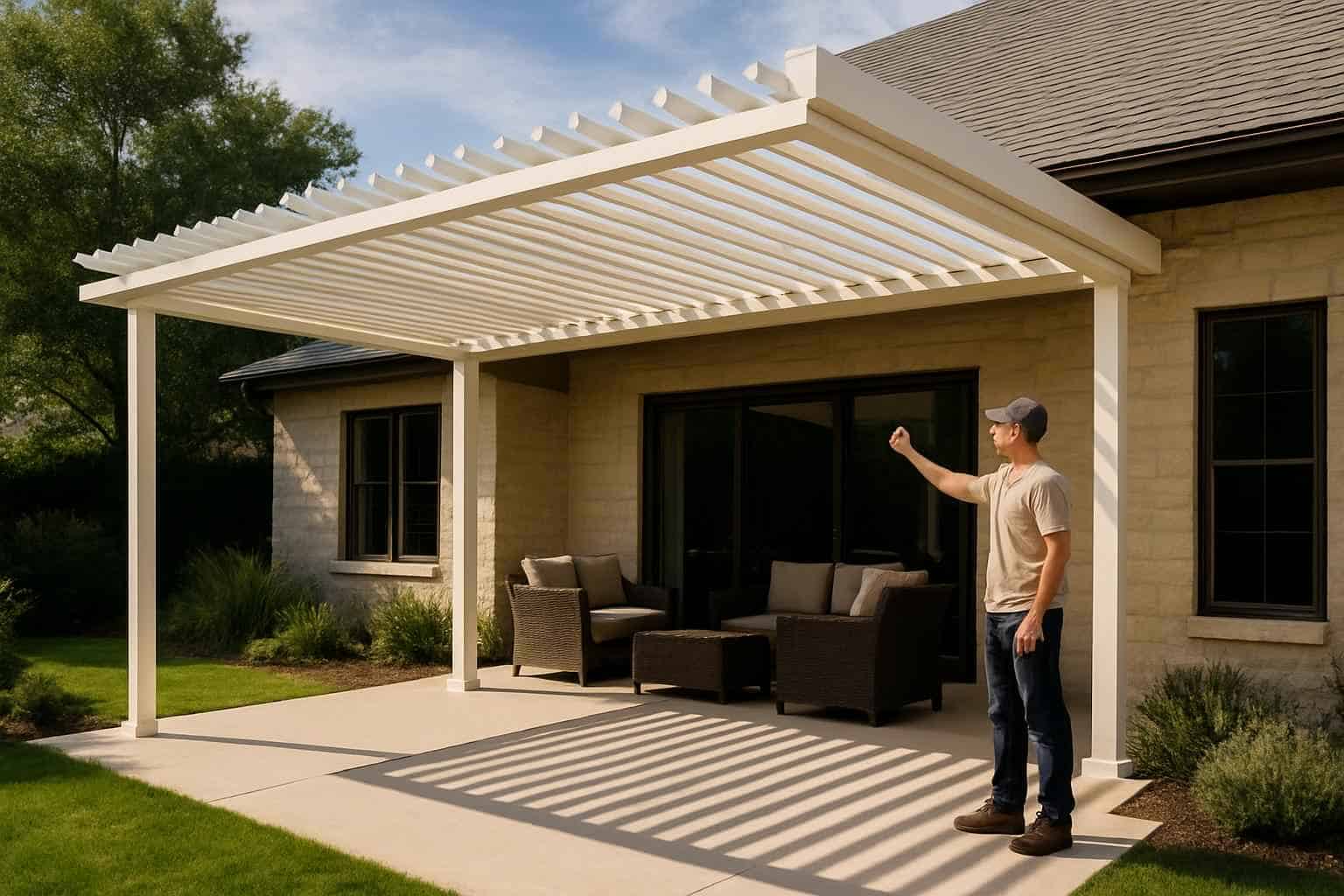 Louvered Patio Cover Installer in Ingram TX