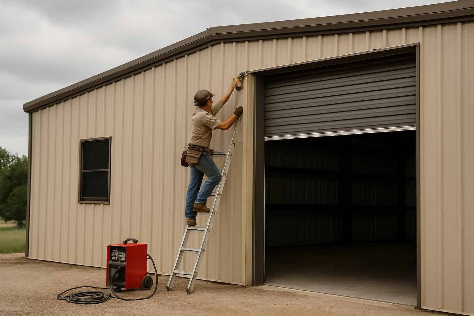 Metal Building Construction Contractor In Waring TX Metal Building Repair Service in Waring TX