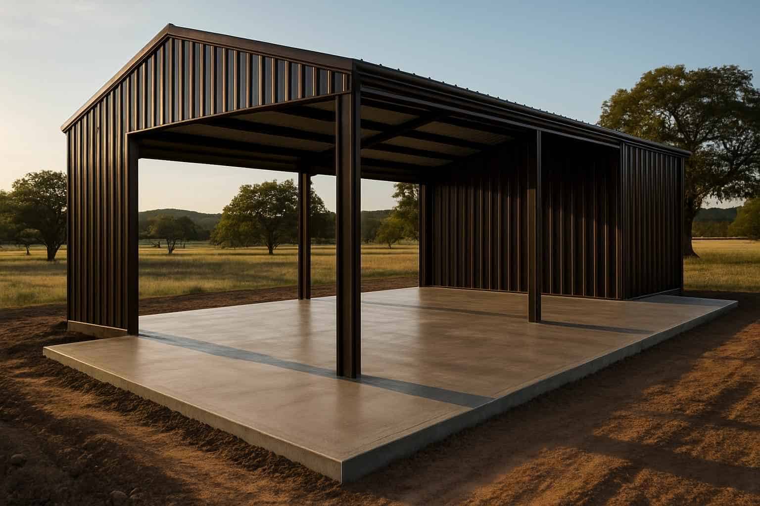 Metal Building Slab Contractor in Sisterdale TX